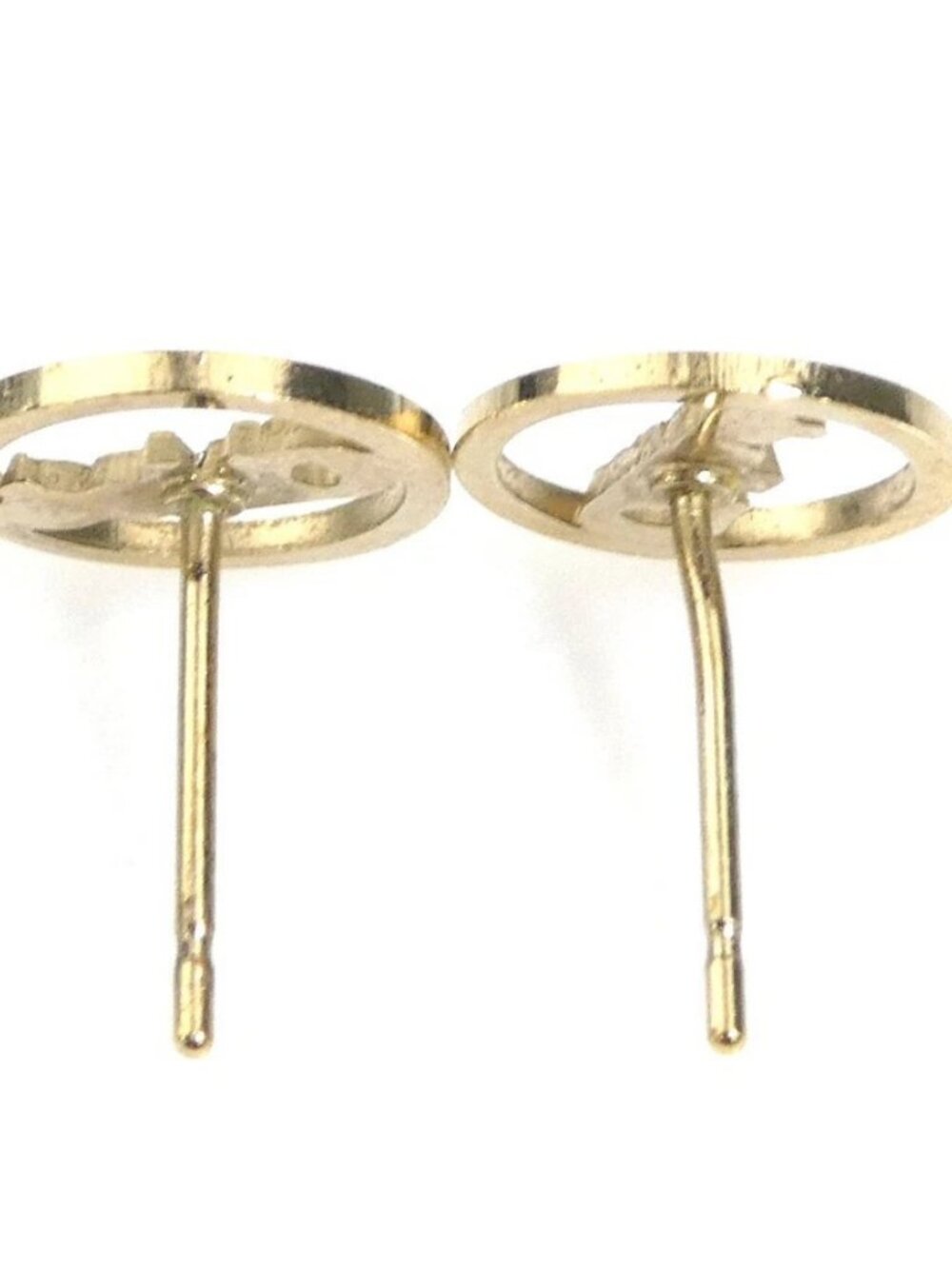 Chloe Pierce Earrings Gold Metal - Picture 2 of 7